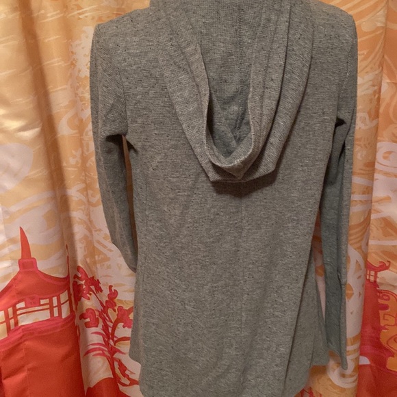 AEROPOSTALE GREY THERMAL CARDIGAN S/P - Picture 3 of 4